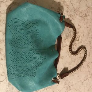 Turquoise large purse